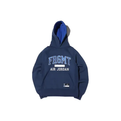 Jordan Air Jordan x Fragment Design FW Синий Мужской Свитшот