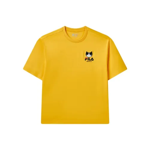 FILA T-Shirt Унисекс Манго Желтый