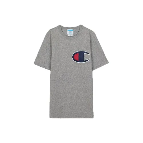 Champion T-Shirt US Version Unisex Gray Чемпион T-Shirt США Унисекс Серый