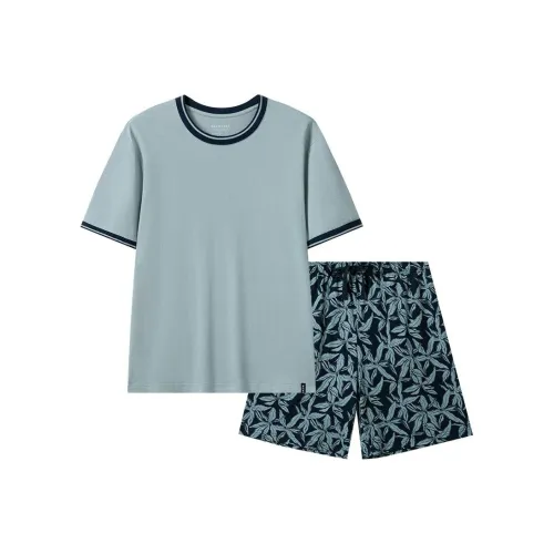 Shuya Gray Green Men's Pajama Sets  
Шуя Серый Зеленый Мужской Комплект Пижам
