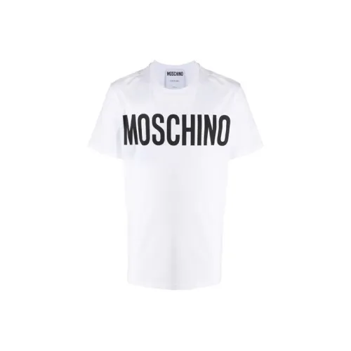 MOSCHINO Белая Мужская T-Рубашка