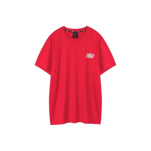 Skechers Olson T Рубашка Мужская Гоночная Красная