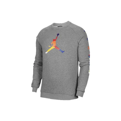 Джордан Charcoal Gray Мужской Свитшот