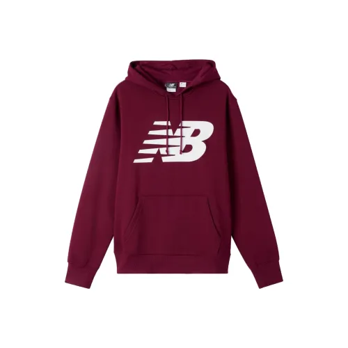 New Balance совместный бренд Бургунди Мужские Толстовки