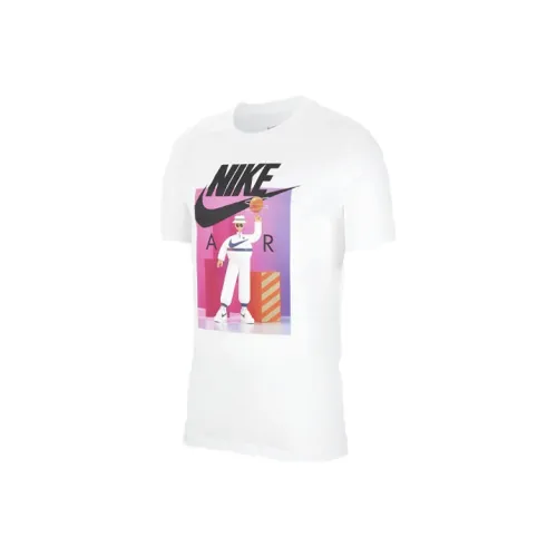 Nike Белый Мужской T-Shirt
