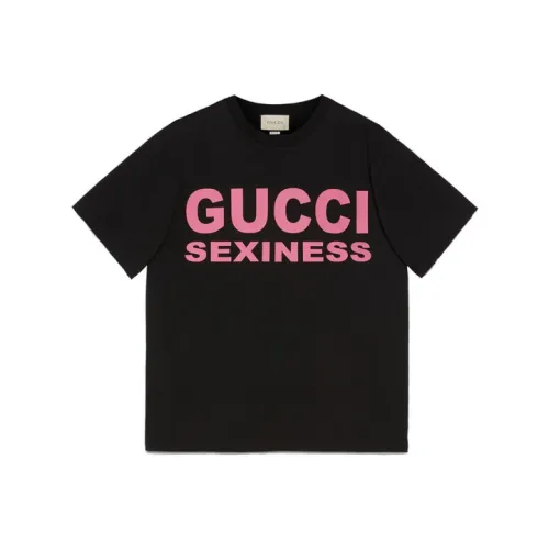 GUCCI Мужские черные футболки