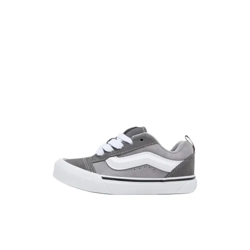 Vans Knu Skool Low Топ Детские Скейтбординги Серый Children Возраст 3-7 лет
