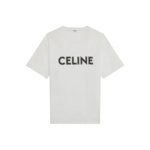 CELINE Белая Мужская T-Рубашка