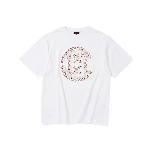 Clot Белая Унисекс Футболка