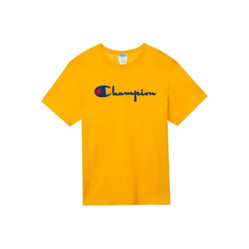 Champion Короткий рукав T-рубашка версия для США унисекс золотой