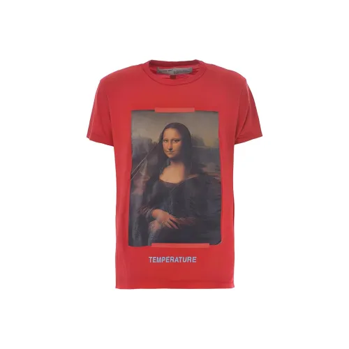 Off Белый Mona Lisa series Мужская T-рубашка