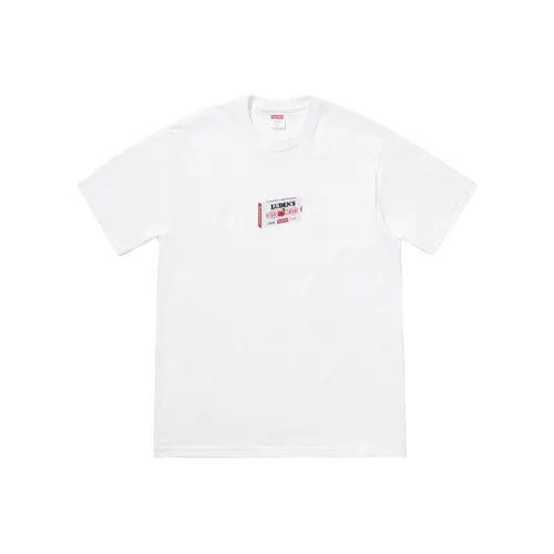 Supreme FW18 Luden'S Tee Белый T-Shirt Унисекс Белый