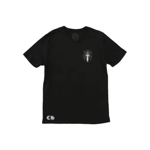 Chrome Hearts Agger V Short-Sleeved T-Shirt Black T-Shirt Unisex Black