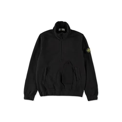 STONE ISLAND Свитшот Унисекс Черный