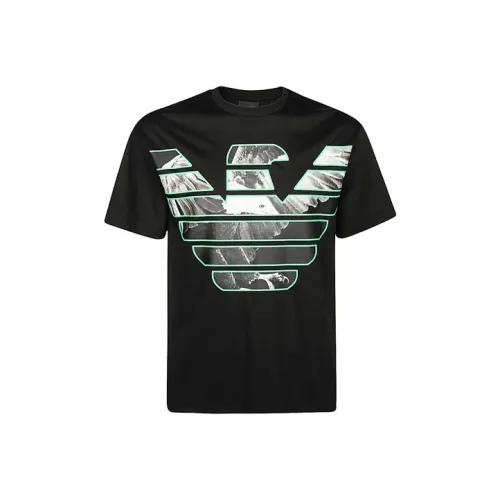 EMPORIO ARMANI Черные Мужские T-Рубашки