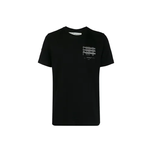 Off Белый SS19 Мужские T-рубашки