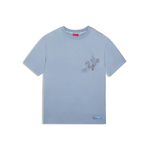 LINING Синий Унисекс Футболка