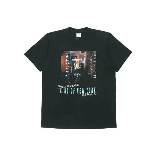 Supreme CHRISTOPHER Walken King OF New York Tee Black T-Shirt Unisex Black