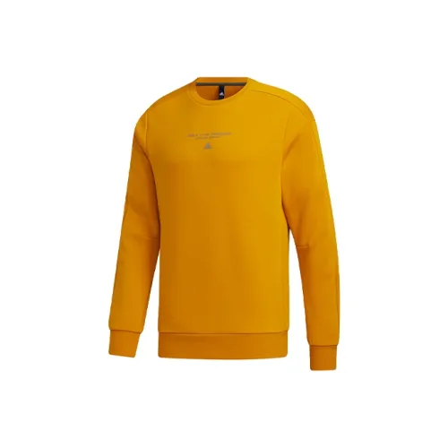 Adidas Нефритовый Белый Золотой Мужские Толстовки