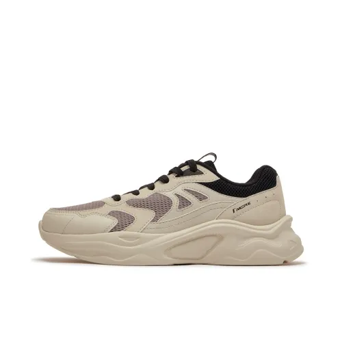 361° Cambria Износостойкий Дышащий Низкий Топ Casual Мужской Бежевый Серый