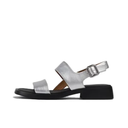 CAMPER Dana One Ремень Сандалии 3,1см Женские Серебряные