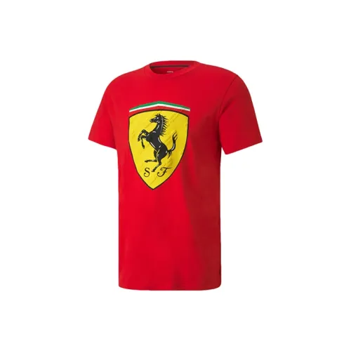 PUMA Гоночный Красный Мужская Футболка