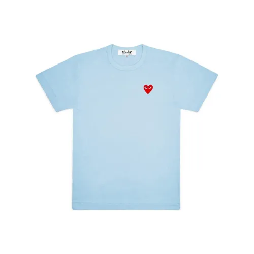 CDG Play Синий Мужской T-Рубашки