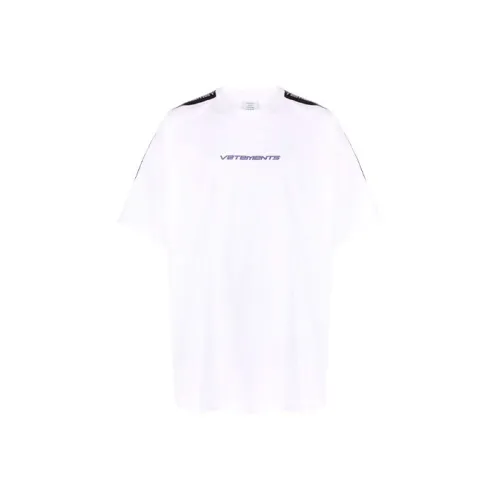 Vetements Белая Унисекс Футболка