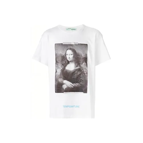 Off Белый Mona Lisa series Мужская T-рубашка