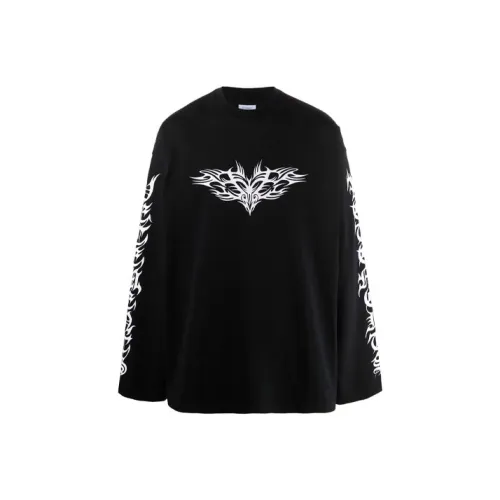 Vetements Черная унисекс футболка