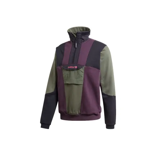Adidas Originals Черный, Зеленый & Фиолетовый Многоцветный Мужские Толстовки