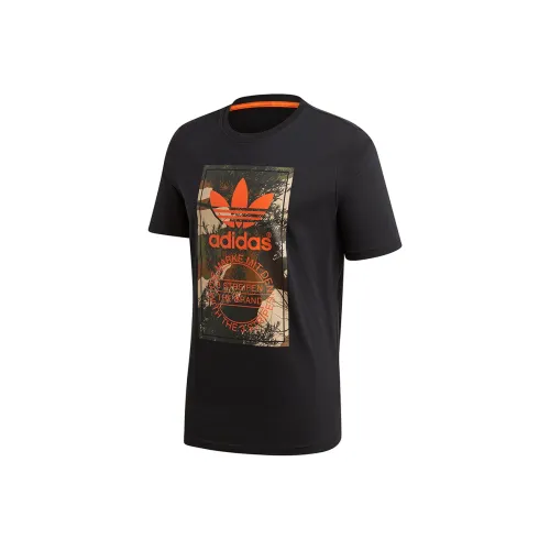 Adidas Originals Комплект с короткими рукавами T-Shirt Мужской Черный