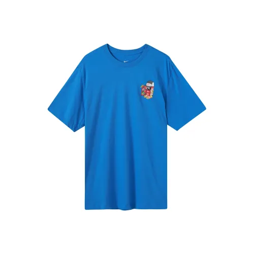 Nike Blue Men's T-Shirts Найк Синий Мужские Футболки
