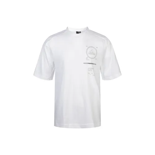 Adidas LES MILLS Белая Мужская Футболка