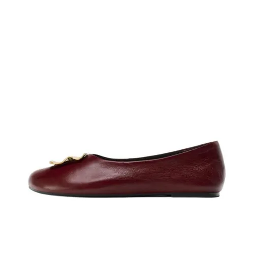 ZARA Женские повседневные туфли, красный, женские