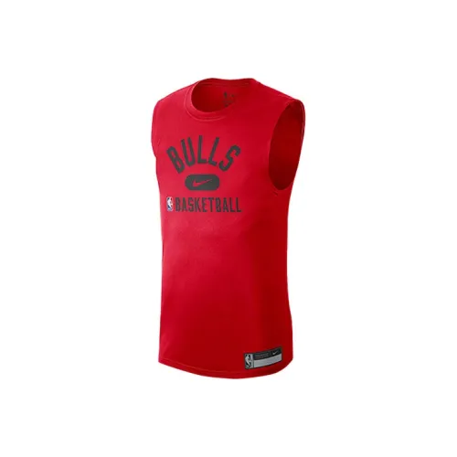 Nike T-Shirt Bulls Team Men's Red