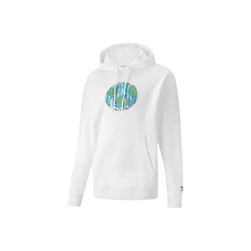 PUMA Downtown Белый Мужской Свитшот