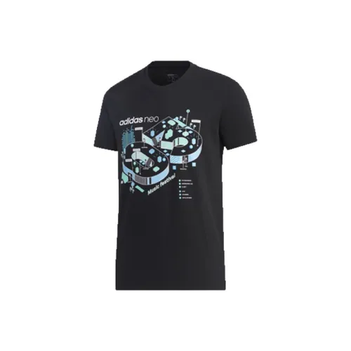 Adidas Neo Черные Мужские T-рубашки