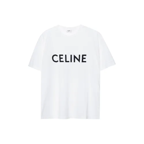 CELINE Белая Мужская T-Рубашка