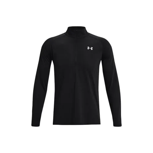 Under Armour Длинный рукав Т-рубашка Мужская Черная