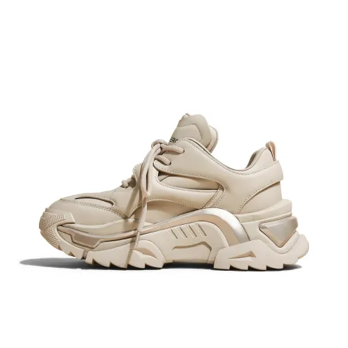 GARDEN CAT Аbrasion Resistant визуально увеличивает рост Низкий Топ Толстая подошва Кроссовки Женские Розовое Золото