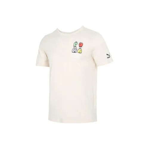 PUMA Men's Lifestyle Series T-Shirt Мужская Бежевая