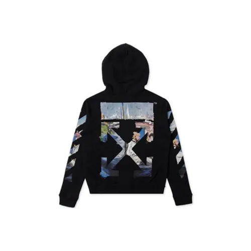 OFF Белый SS19 Толстовка Осенний Мужской Черный