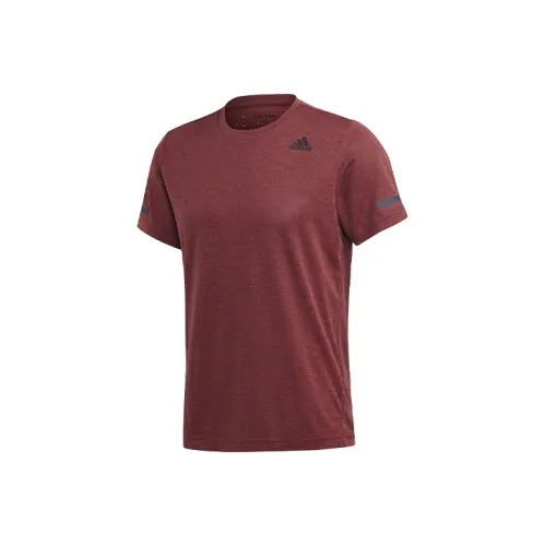 Adidas Ярко-розовый Красный Мужская T-рубашка
