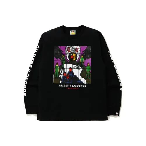 A BATHING APE BAPE совместная мужская футболка T