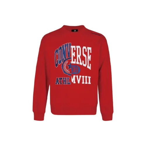 Конверс Красный Мужской Свитшот