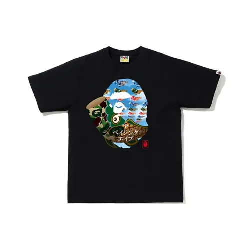 A BATHING APE Голова Series T Рубашка Унисекс