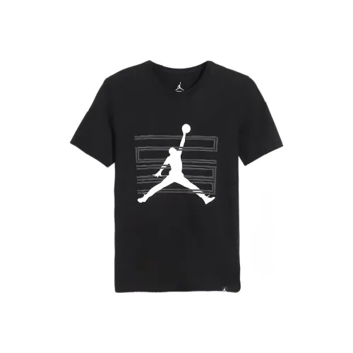 Джордан Черные Мужские T-Рубашки