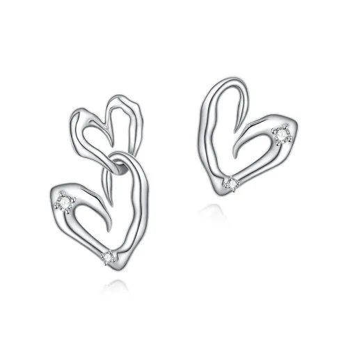 LIBI Сплав Серьги-гвоздики Женские