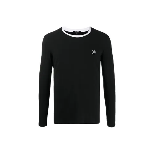 BALMAIN Мужские черные T-рубашки